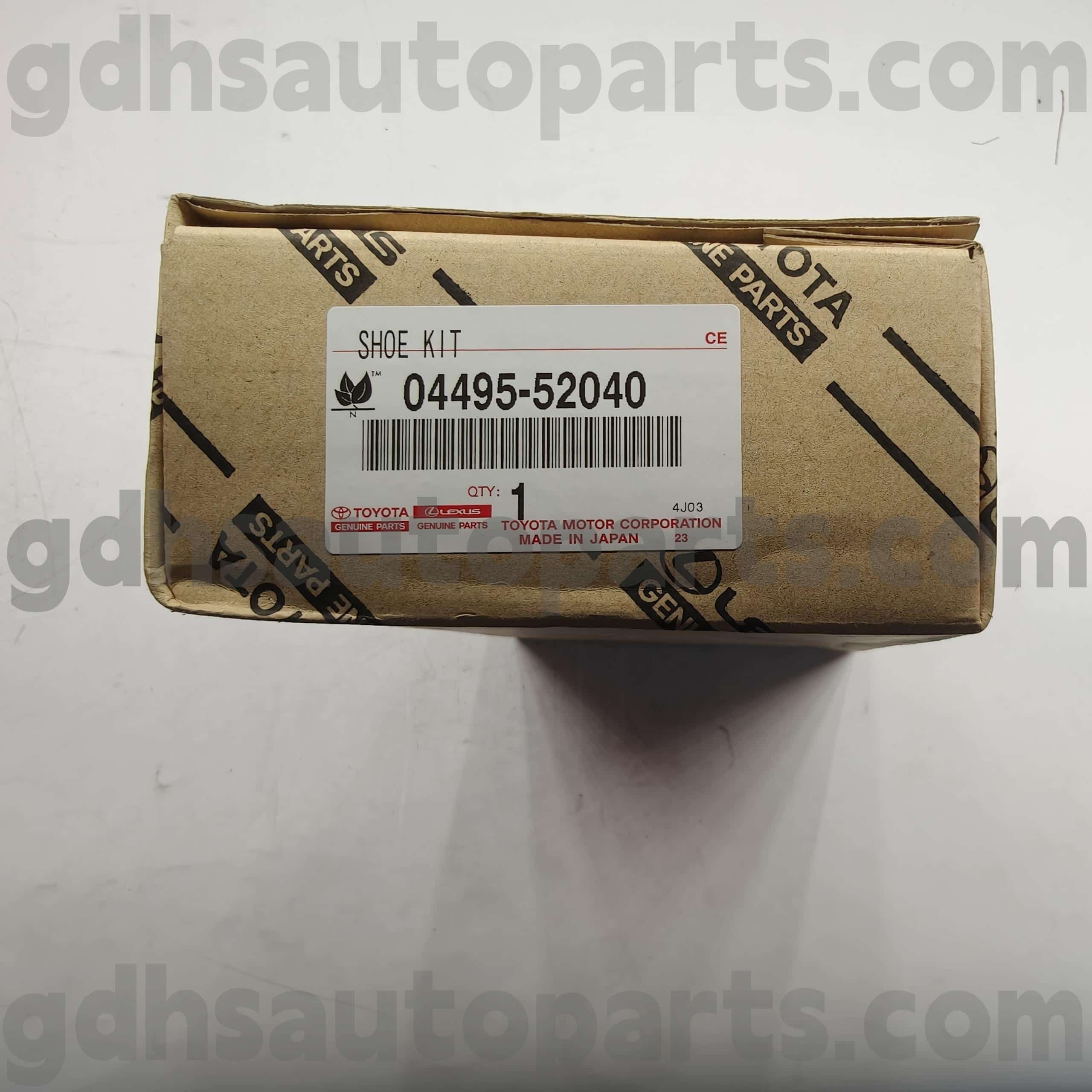 04495-52040 Toyota Подлинные запчасти тормозные колодки для Celica, Toyota xa, Platz Chassis №. Axp4# zze12#