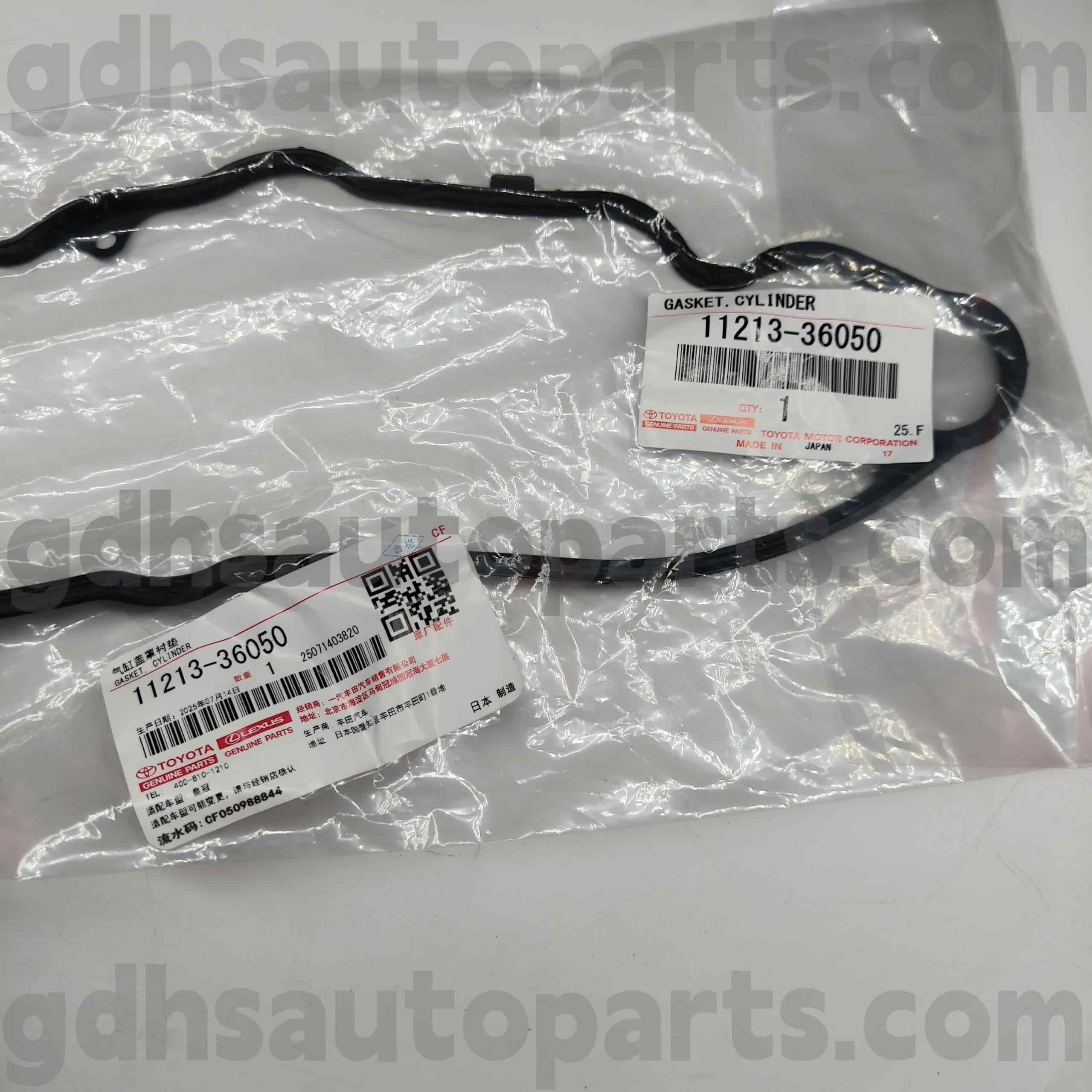 11213-36050 Оригинальные детали Toyota Прокладка крышки клапана для HARRIER/HYBRID, LEXUS IS SERIES шасси № ASU55