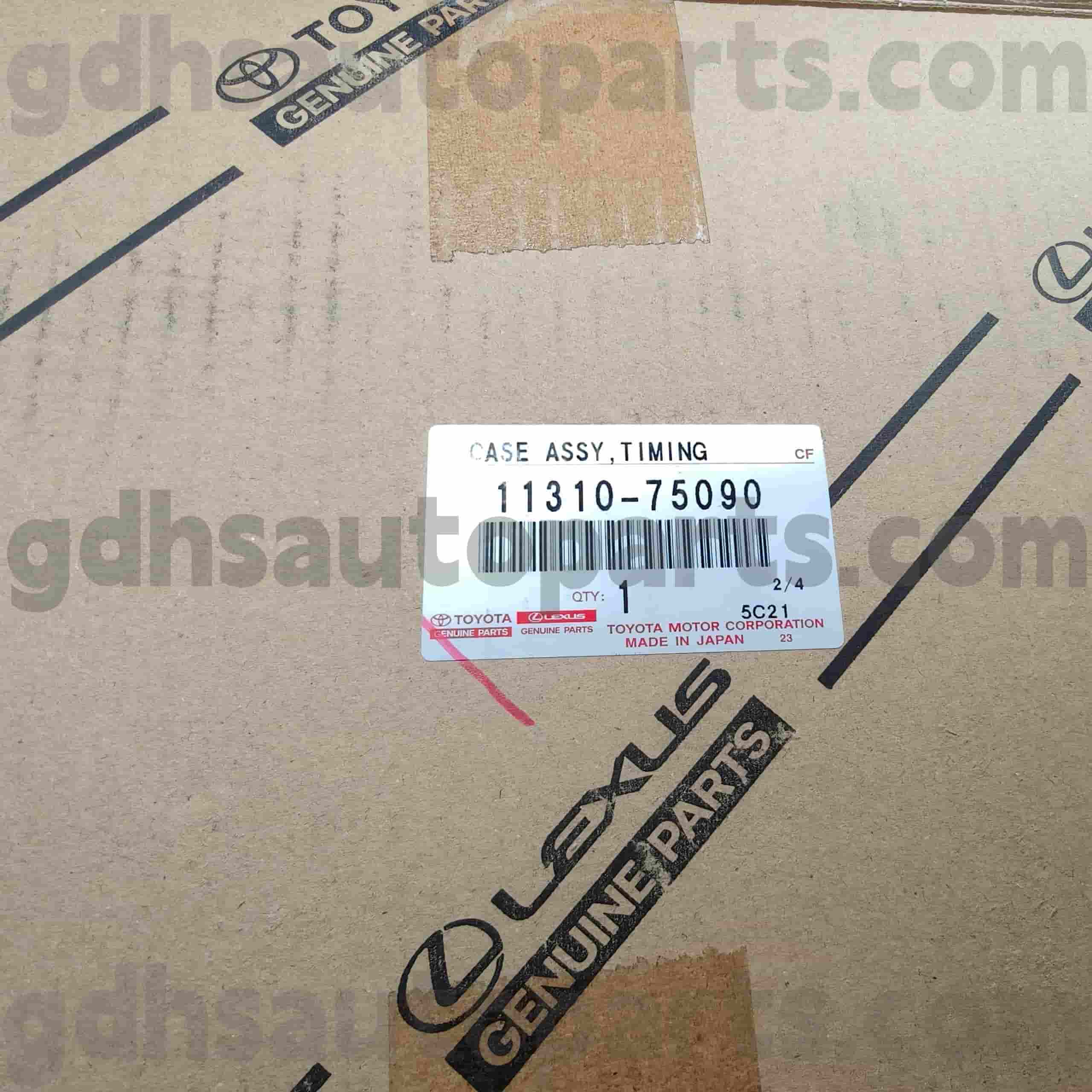 11310-75090 Оригинальные детали Toyota Крышка ГРМ для LAND CRUISER PRADO, шасси TACOMA NO.TRJ152