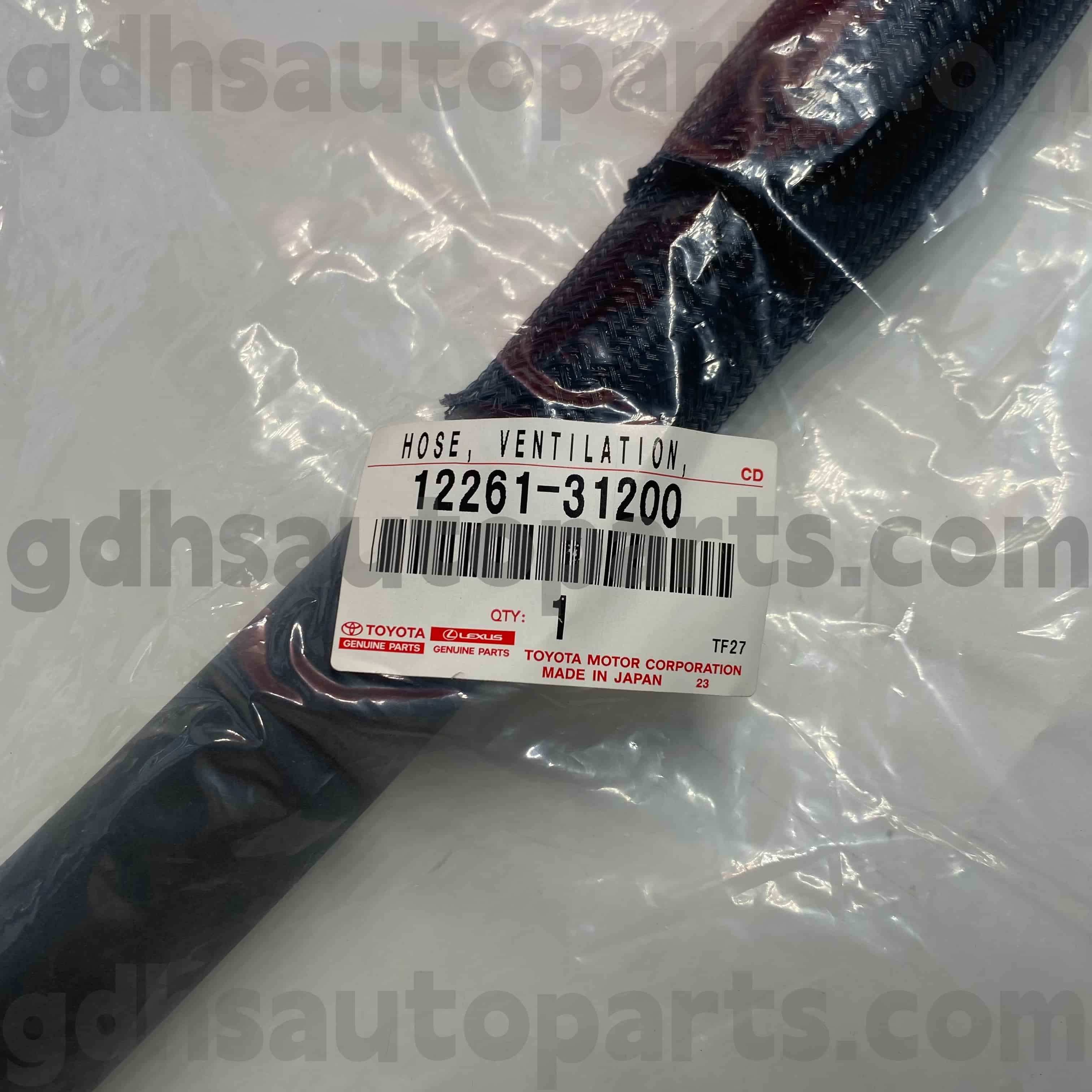 12261-31200 Оригинальные детали Toyota Шланг вентиляции картера для CAMRY, AVALON, HIGHLANDER, LEXUS RX450HL, шасси № GGH30