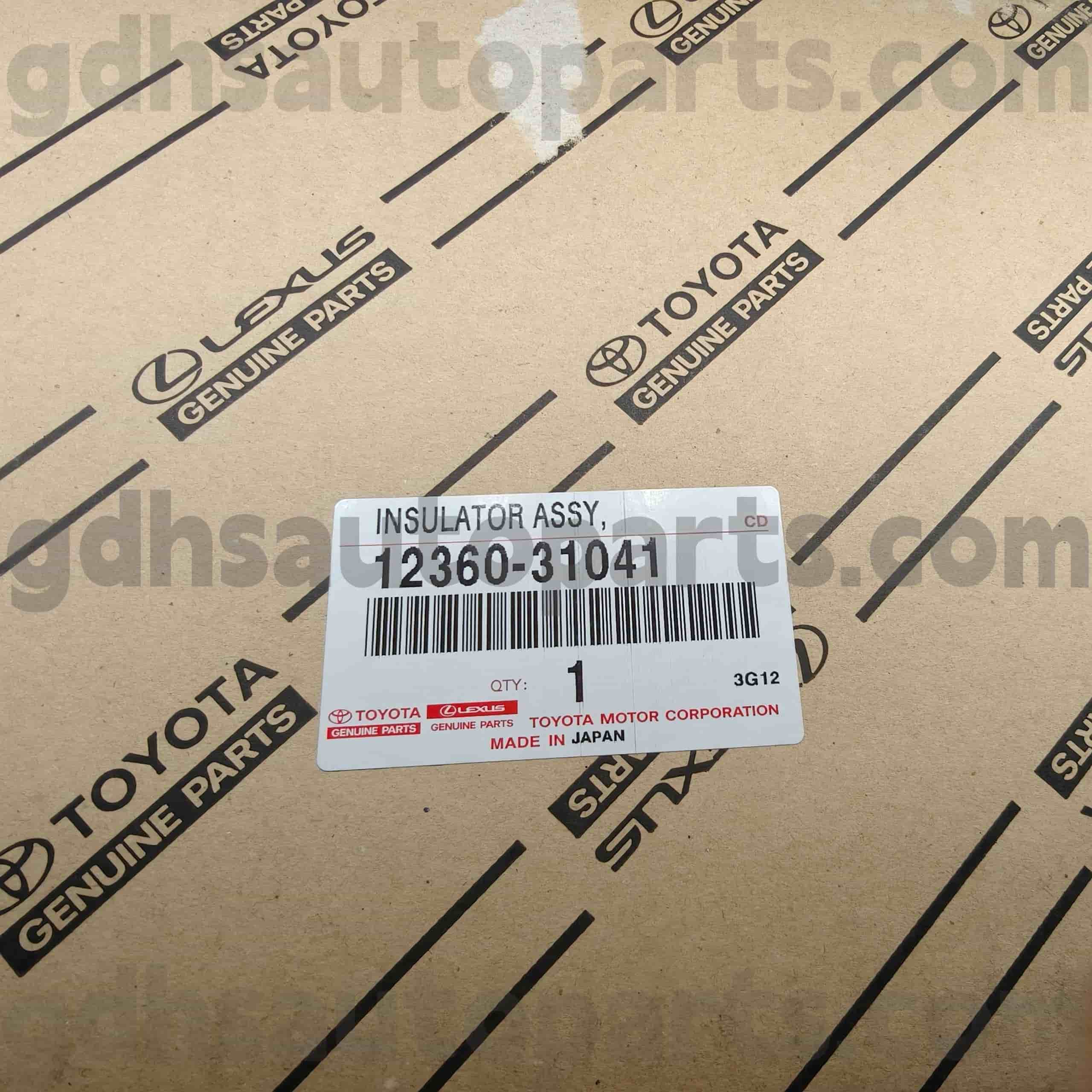 12360-31041 Оригинальные детали Toyota, передняя опора двигателя для шасси HIGHLANDER NO.2GRFE..GSU4#