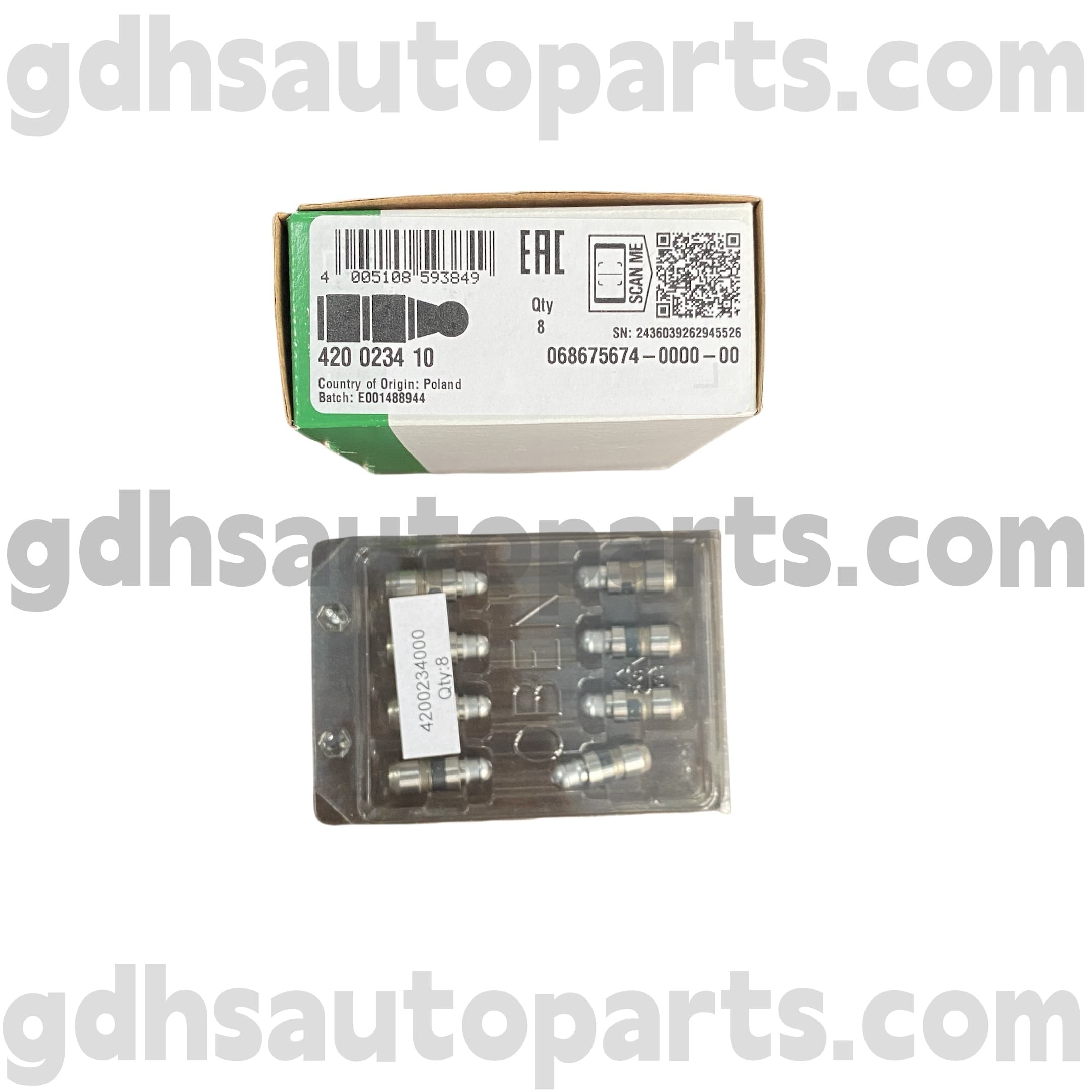 4200234100 Schaeffler ina клапанный подъемник для Range Rover Evoque, Land Rover Discovery Sport Oe no. LR004168