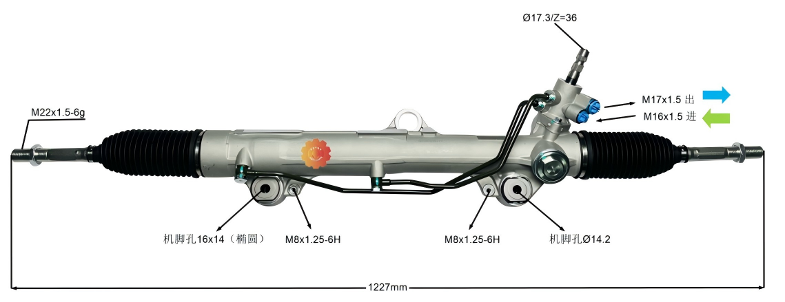 44200-60170 Автомобильный рулевой механизм