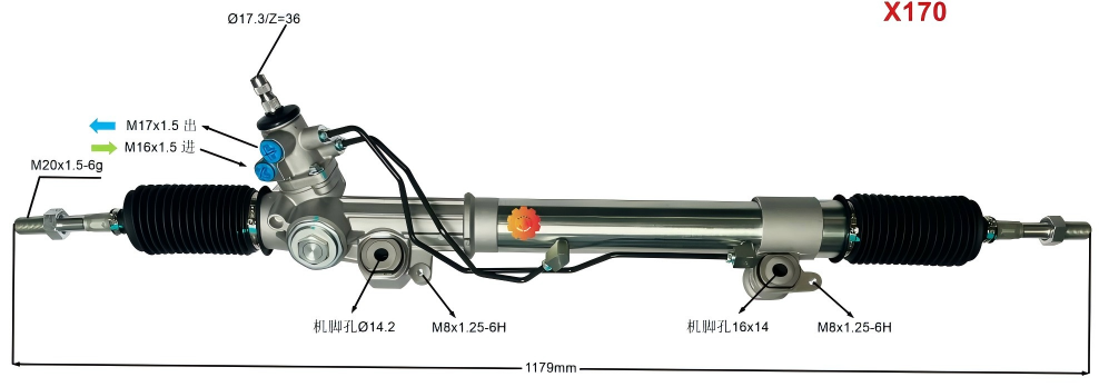44250-60090 Автомобильный рулевой механизм