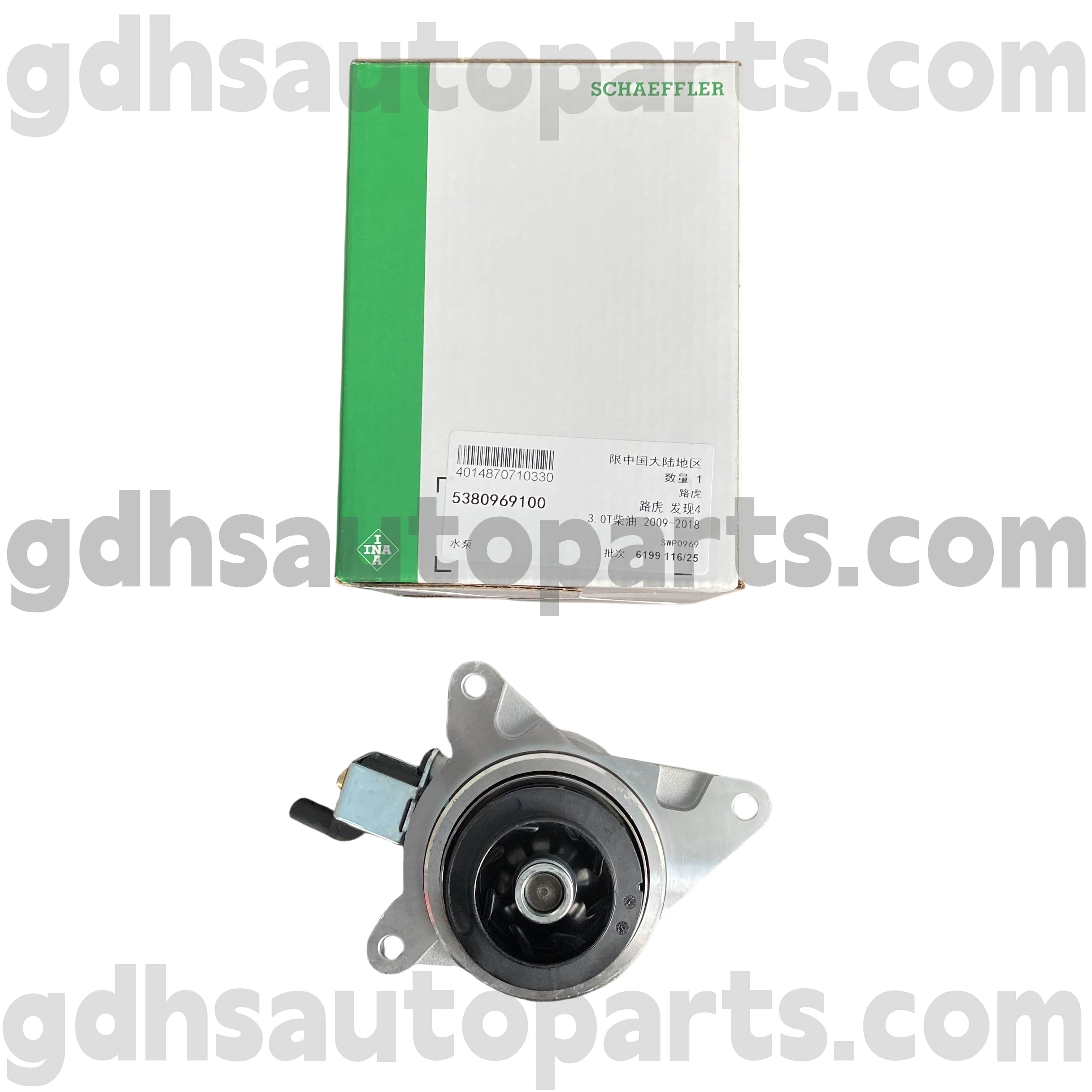 5380969100 Schaeffler Ina Water Pump для Range Rover, Range Rover Sport, Land Rover Discovery 4, Range Rover Velar OE № LR089625