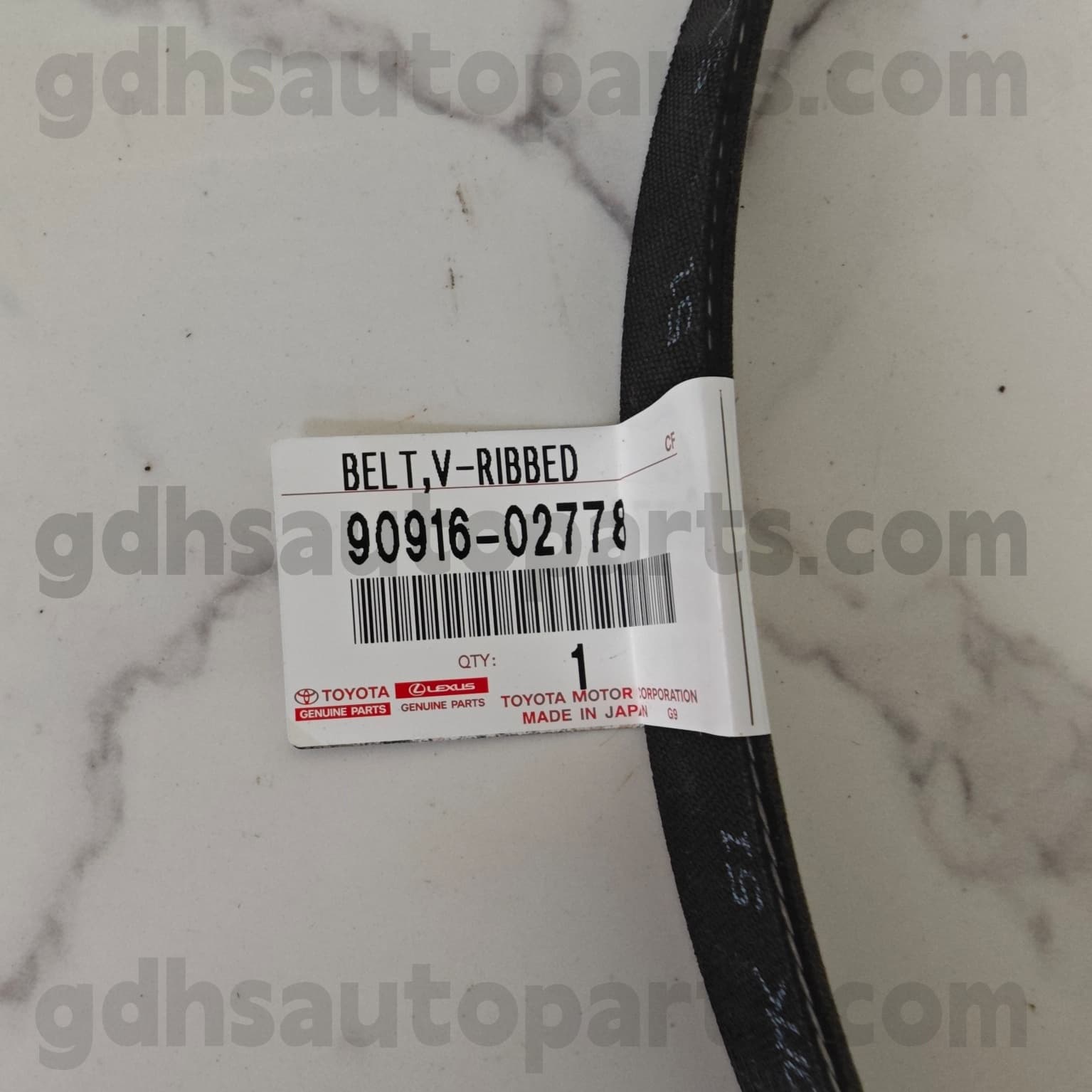 90916-02778 Toyota Подличные детали ремня двигателя для Rav4 、 Camry/Hybrid Chassis №. A25afks..axaa54..eur