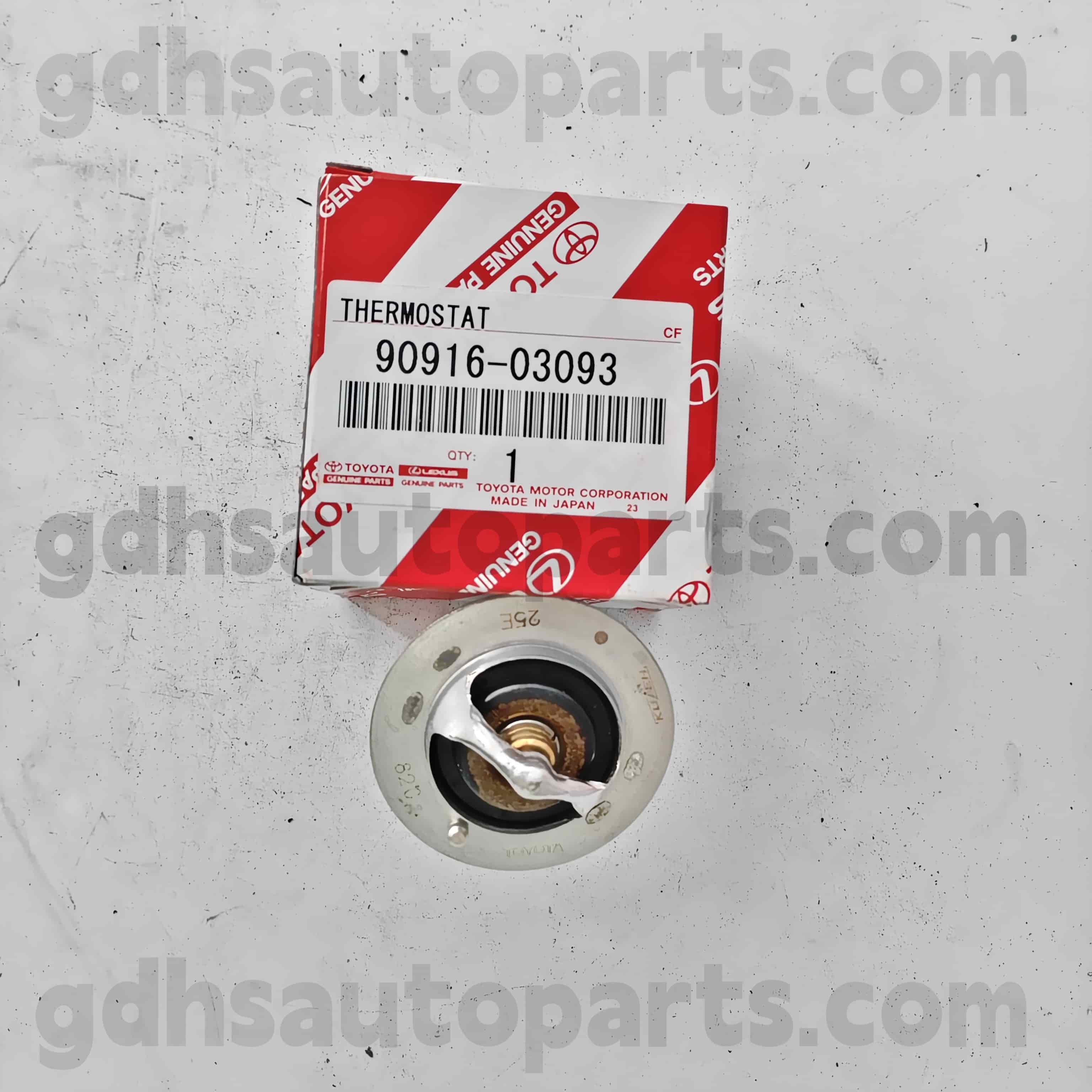 90916-03118 Toyota Подличные детали термостат для Hilux 、 Land Crady Prado 、 Fortuner 、 Coaster Chassis №. 1kdftv..kdj120