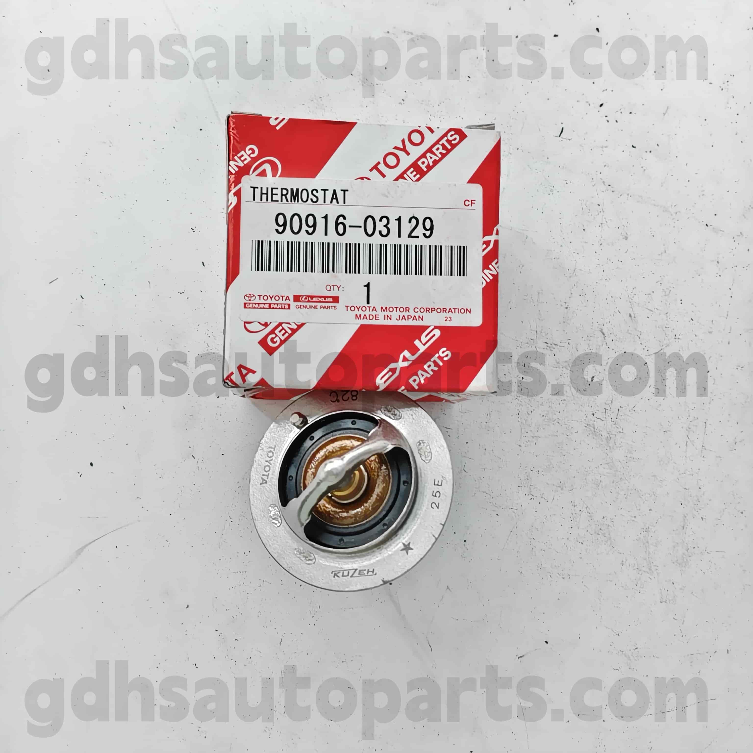 90916-03129 Toyota Toyota Toyota Thermostat для Camry 、 Lexus es2 ##/350/300H 、 Corolla sed 、 Hilux 、 rav4 шасси №. 2azfe..acu2#